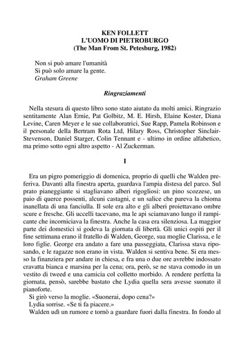 Copertina di L' uomo di Pietroburgo